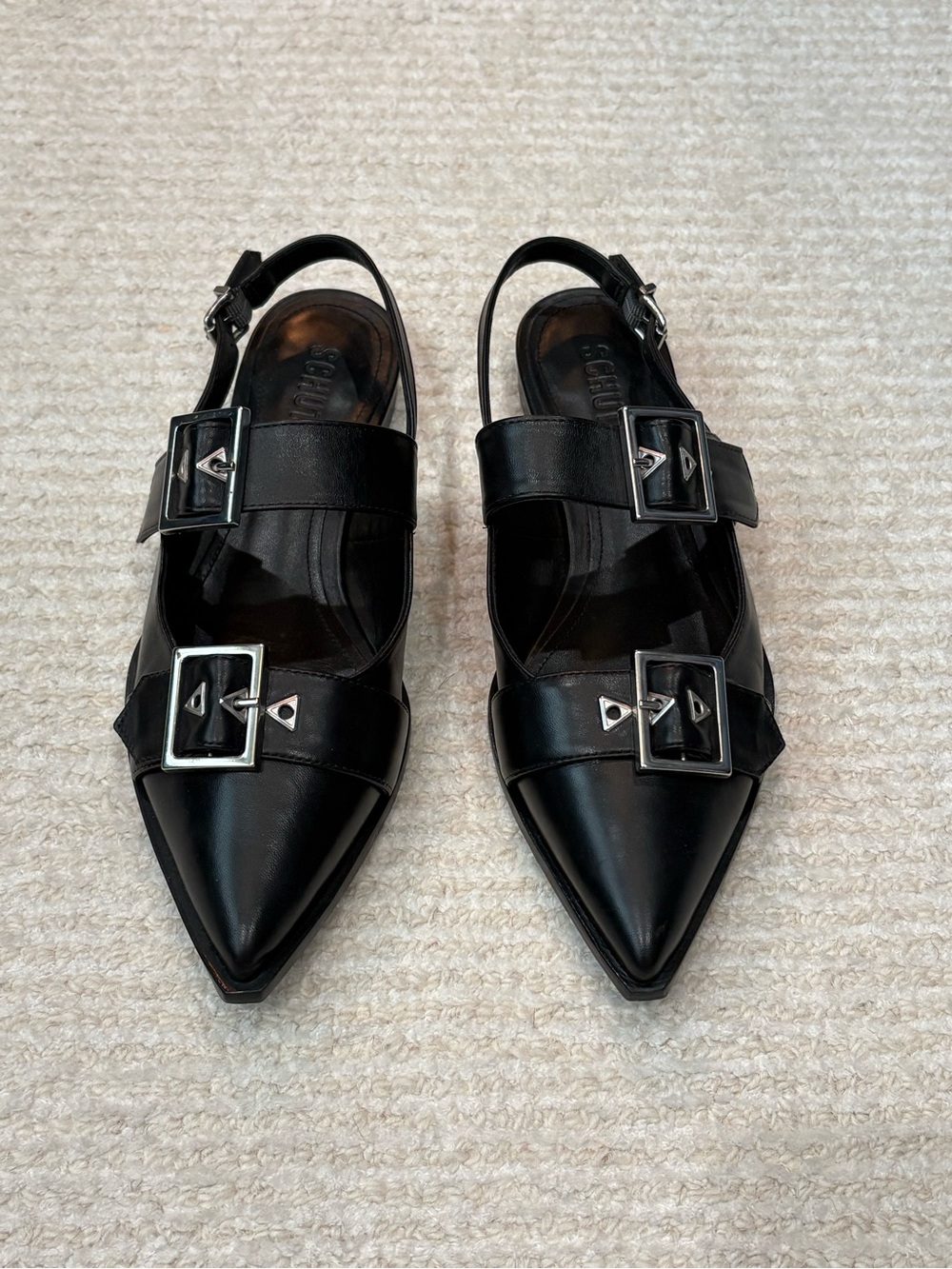 Schutz buckle flats 8 black - Picture 2 of 5